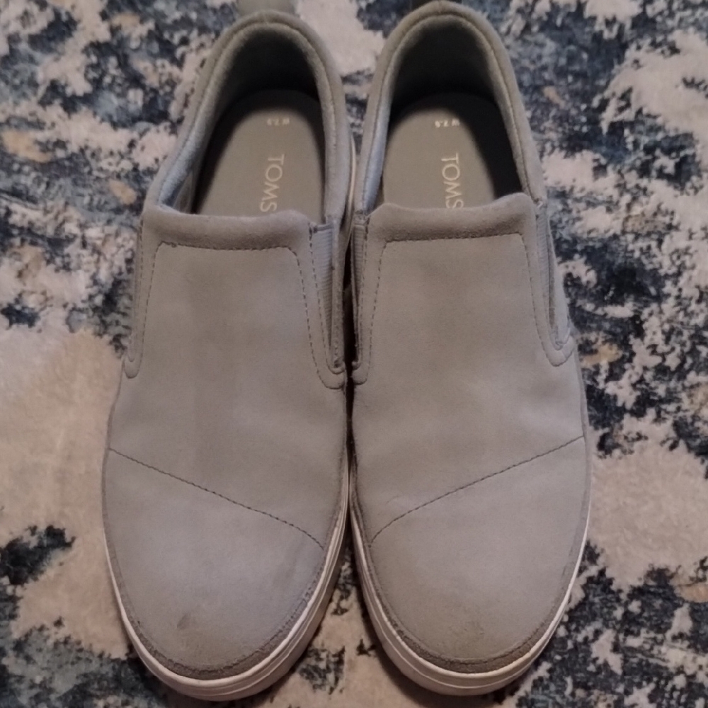 Tom's Women's Slip Ons Gray